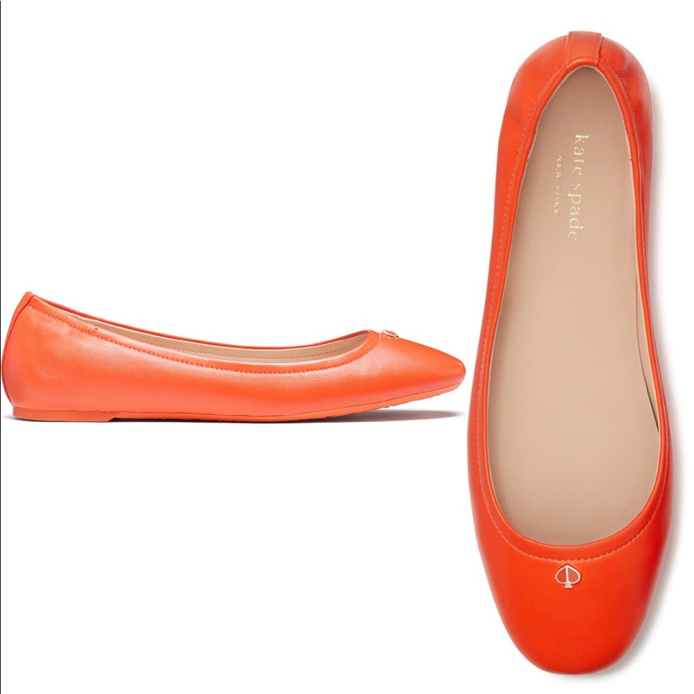 Kate Spade Kora flats, coral, 6